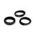 Mustat hiuslenkit 3 kpl 30056