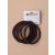 Tummanruskeat hiuslenkit 6 kpl 5364