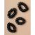 Hiuslenkit mustat 4 kpl 5757