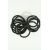 Mustat hiuslenkit 12 kpl 6026