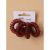 Ruskeat hiuslenkit 4 kpl 7109