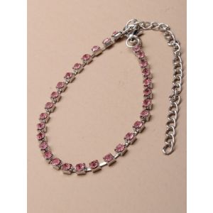 Nilkkaketju värikkäät kivet 0043