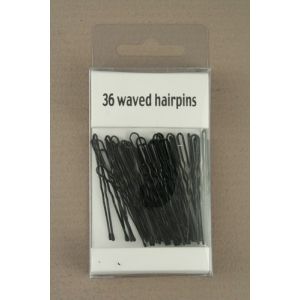 Hiuspinnit mustat 36 kpl hd841